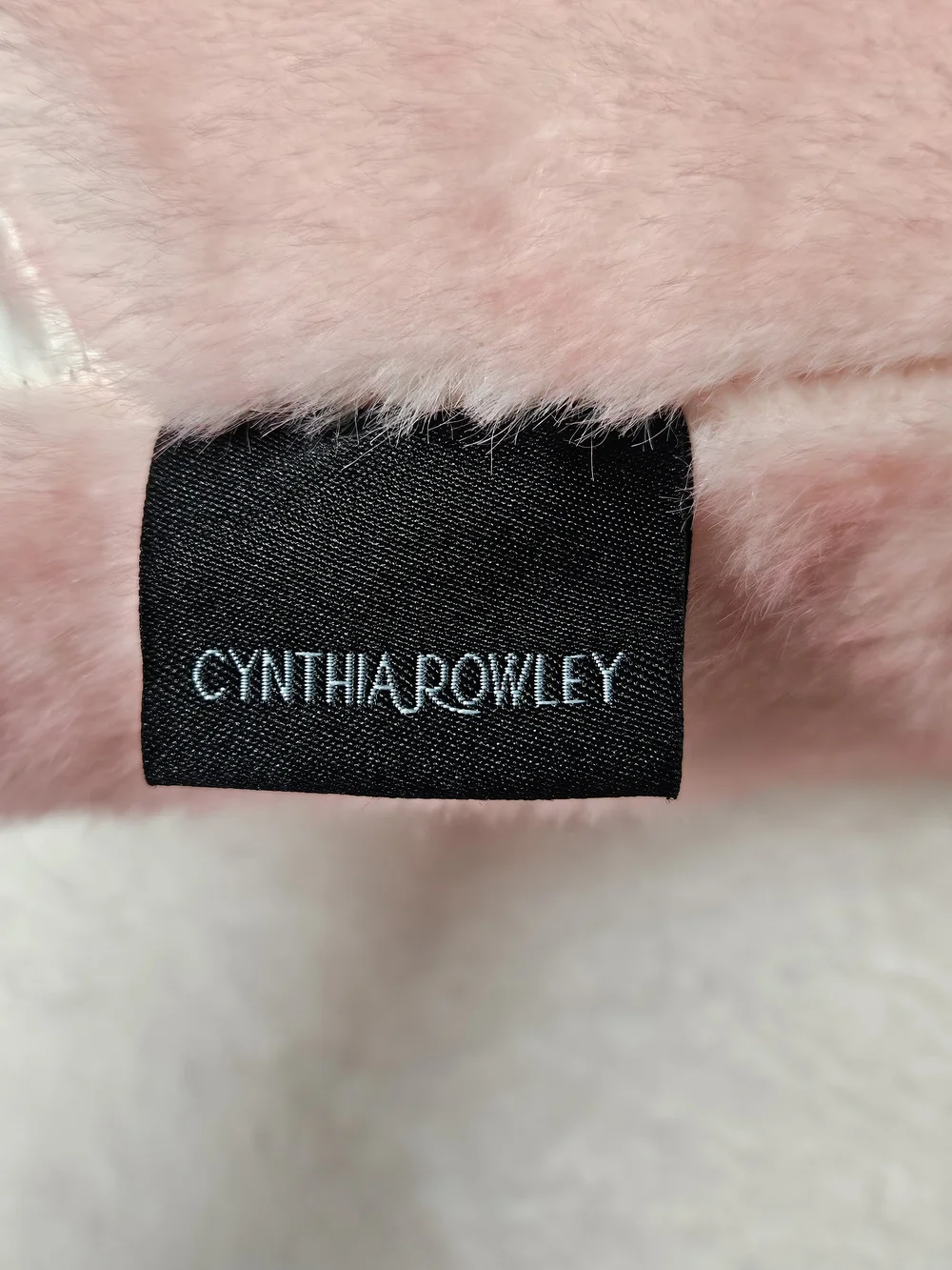 Cynthia Rowley plush pink